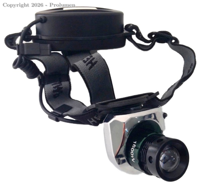 Lanterna Cabeça T6 Led Cree Profissional Econômica 3 níveis Prolumen  Recarregavel
