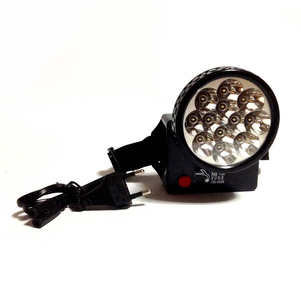 Lanterna de cabeça 12 LEDs