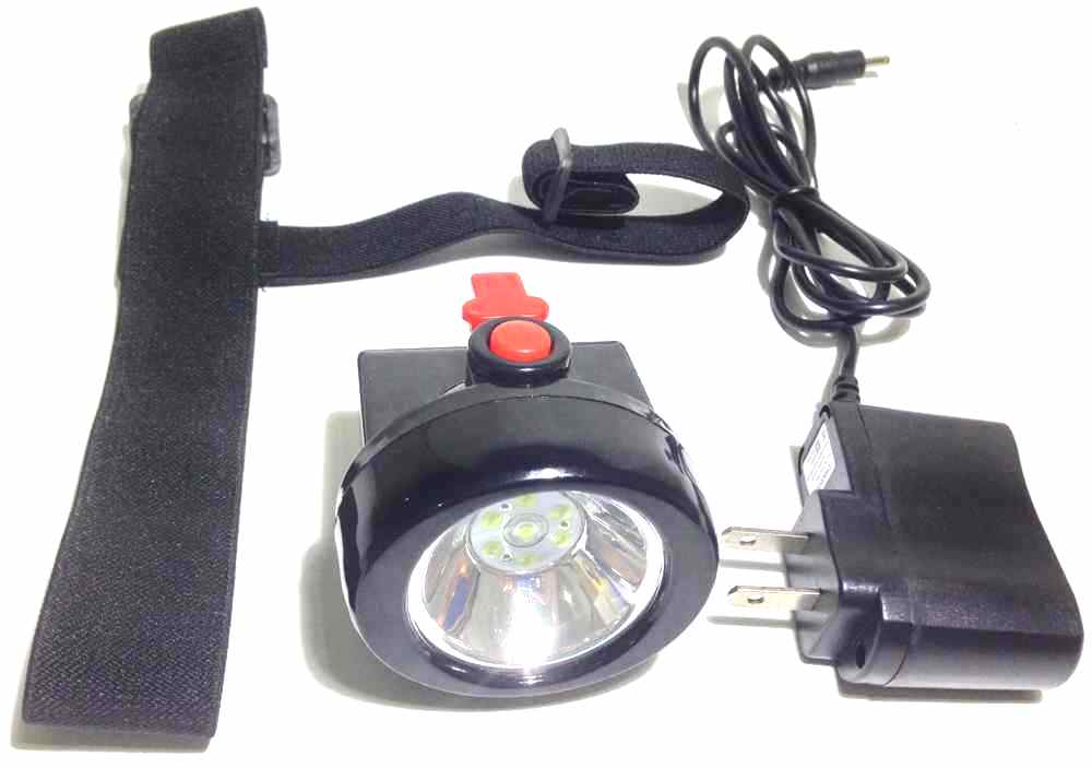 Lanterna LED anti-explosão p/capacete com certificação