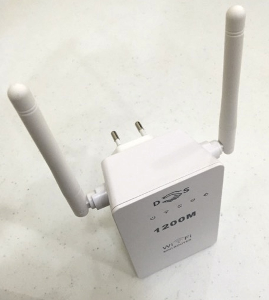 Repetidor wifi e Roteador 1200mbps / 2 antenas / Amplificador Wireless