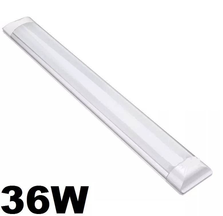 Lâmpada dupla Tubular LED de 1,20 mts e 36 Watts (tipo fluorecente) - 6500K