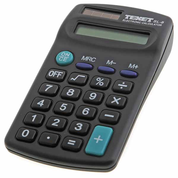 kit 30 pcs Calculadora de bolso lote