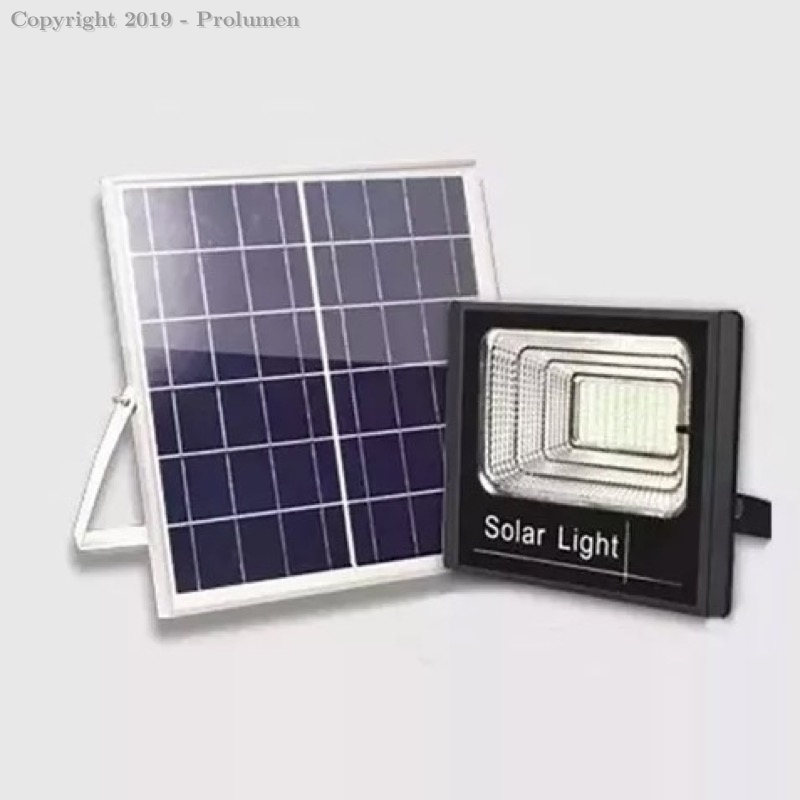 Luminária / Refletor Solar fotovoltaica - 20 watts 4000  lumens