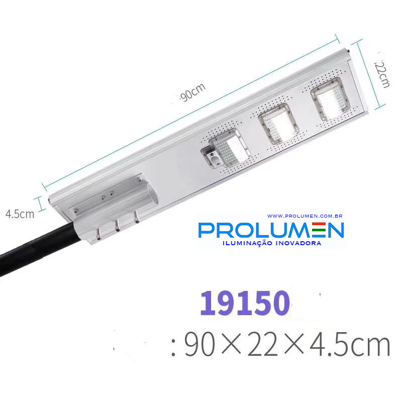 3667 - Luminária Solar LED Integrada Prolumen Energy AllInONe 18.000 ...